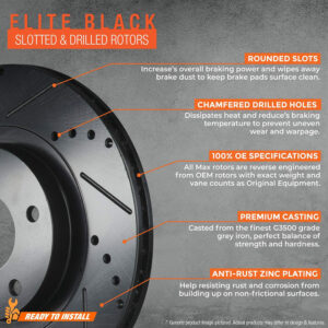 Max Brakes Front Elite Brake Kit