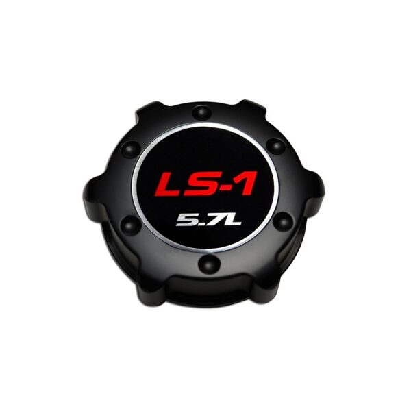 VMS Racing BLACK OIL CAP LS1 5.7L in Billet Aluminum Compatible with Pontiac Trans Am Firebird WS6 98-02 1998-2002